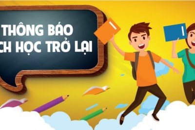 Thông báo việc cho trẻ mầm non được trở lại trường học trực tiếp Thông báo việc cho trẻ mầm non được trở lại trường học trực tiếp
